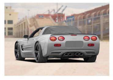 Poster mit Motiv von Corvette PoCo26