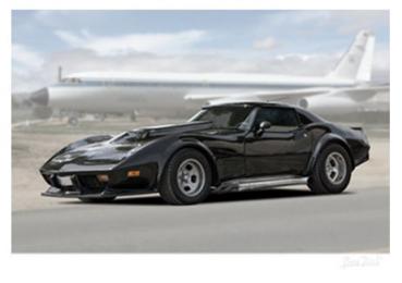 Poster mit Motiv von Corvette PoCo8