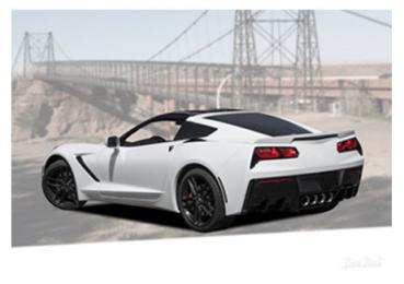 Poster mit Motiv von Corvette PoCo9