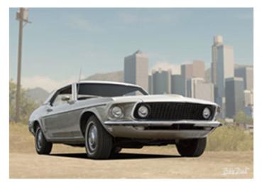 Poster mit Motiv von Mustang PoMu18