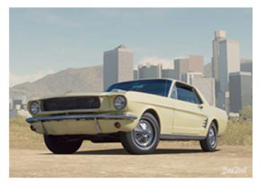 Poster mit Motiv von Mustang PoMu2
