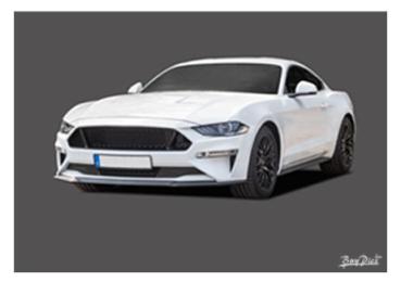 Poster mit Motiv von Mustang PoMu29
