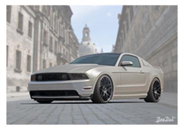 Poster mit Motiv von Mustang PoMu36