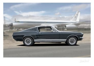 Poster mit Motiv von Mustang PoMu42