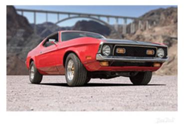 Poster mit Motiv von Mustang PoMu46