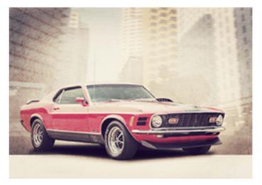 Poster mit Motiv von Mustang PoMu52