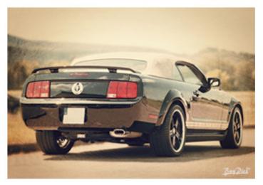 Poster mit Motiv von Mustang PoMu54