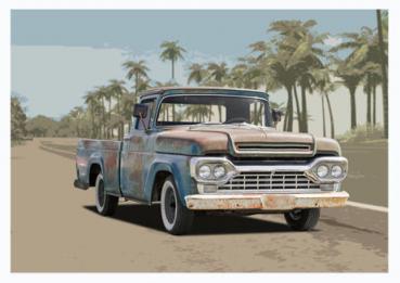 Poster mit Motiv von Pickup PoPu13