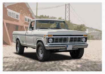 Poster mit Motiv von Pickup PoPu28
