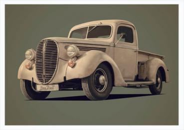 Poster mit Motiv von Pickup PoPu40