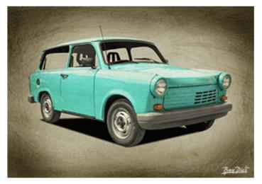 Poster mit Motiv von Trabant PoTr1