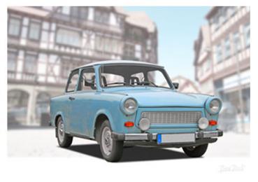 Poster mit Motiv von Trabant PoTr15