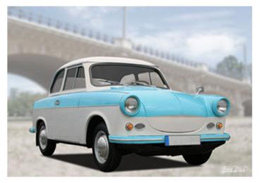 Poster mit Motiv von Trabant PoTr17