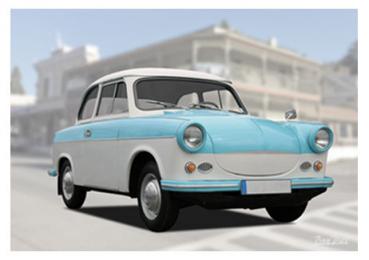 Poster mit Motiv von Trabant PoTr18