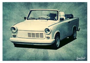 Poster mit Motiv von Trabant PoTr2