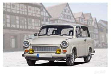 Poster mit Motiv von Trabant PoTr24