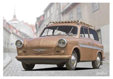 Poster mit Motiv von Trabant PoTr30