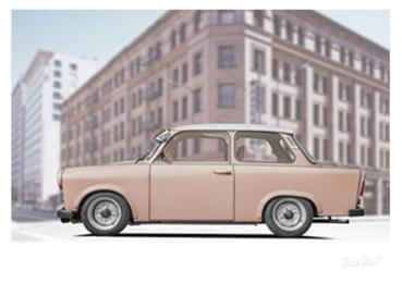 Poster mit Motiv von Trabant PoTr3