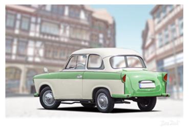 Poster mit Motiv von Trabant PoTr3