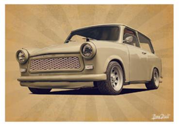 Poster mit Motiv von Trabant PoTr4
