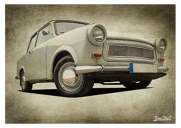 Poster mit Motiv von Trabant PoTr6