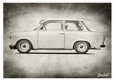 Poster mit Motiv von Trabant PoTr8