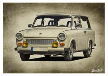 Poster mit Motiv von Trabant PoTr9