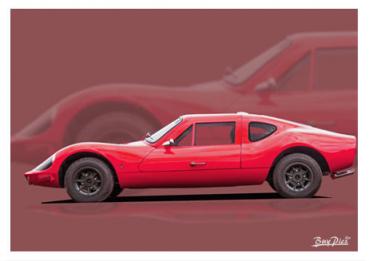 Poster mit Motiv von Wartburg PoWa13