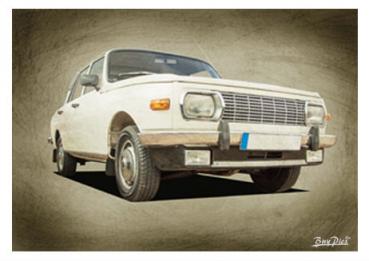 Poster mit Motiv von Wartburg PoWa21