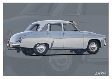 Poster mit Motiv von Wartburg PoWa5