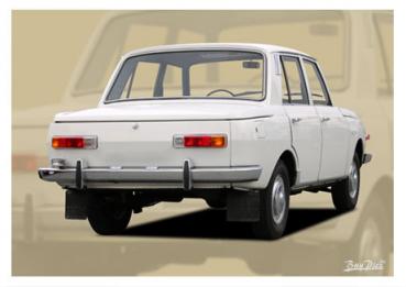 Poster mit Motiv von Wartburg PoWa8