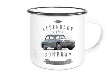Emailletasse mit Motiv von OstCars ETaOC17