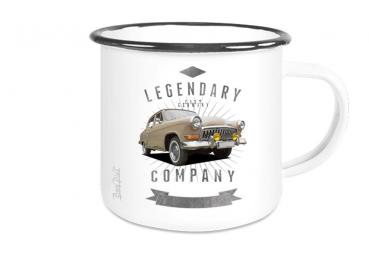 Emailletasse mit Motiv von OstCars ETaOC34