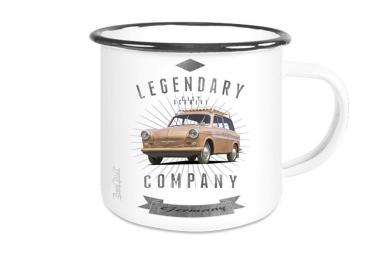 Emailletasse mit Motiv von Trabant ETaTr53