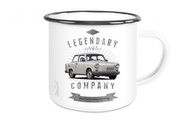 Emailletasse mit Motiv von Trabant ETaTr62
