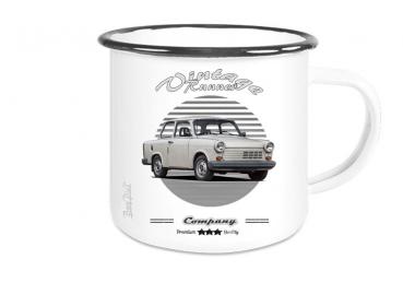Emailletasse mit Motiv von Trabant ETaTr64