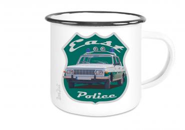 Emailletasse mit Motiv von Wartburg ETaWa17