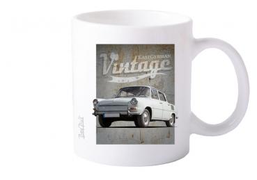 Keramiktasse mit Motiv von OstCars KTaOC45