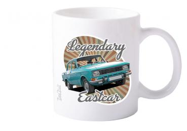 Keramiktasse mit Motiv von OstCars KTaOC7