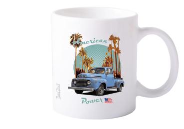 Keramiktasse mit Motiv von Pickup KTaPu18