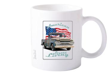 Keramiktasse mit Motiv von Pickup KTaPu21