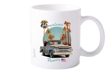 Keramiktasse mit Motiv von Pickup KTaPu24