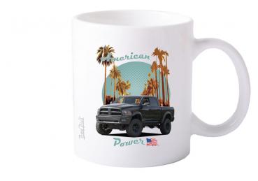 Keramiktasse mit Motiv von Pickup KTaPu29