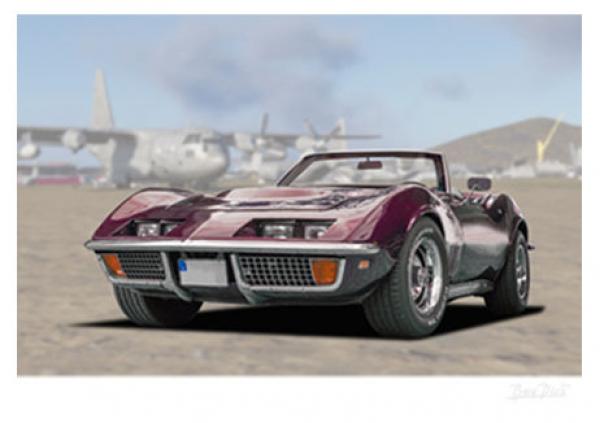 Poster mit Motiv von Corvette PoCo12