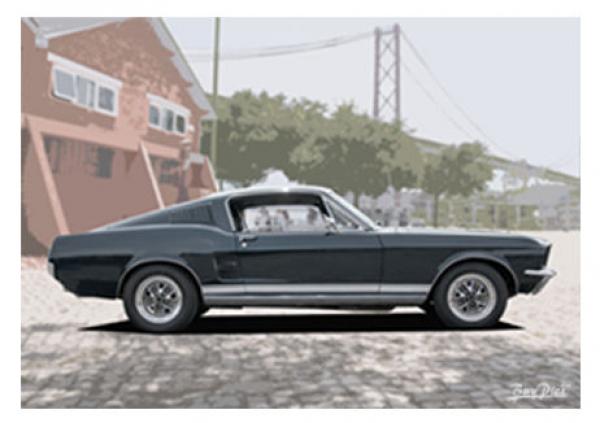 Poster mit Motiv von Mustang PoMu15