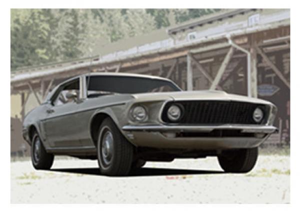 Poster mit Motiv von Mustang PoMu16