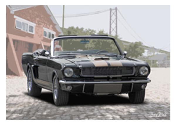 Poster mit Motiv von Mustang PoMu19