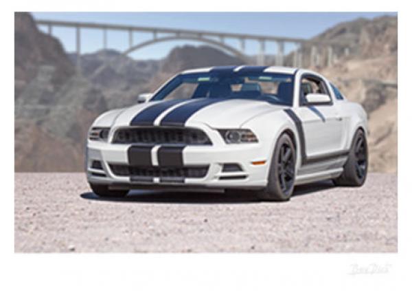 Poster mit Motiv von Mustang PoMu37