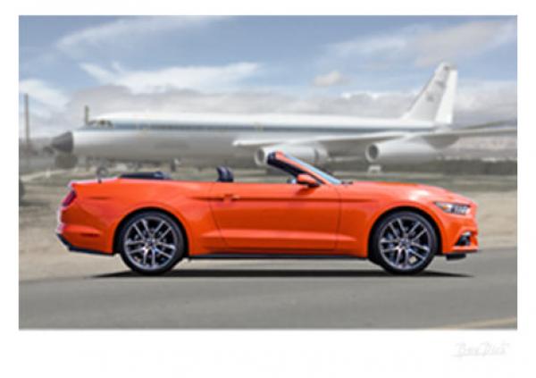 Poster mit Motiv von Mustang PoMu39