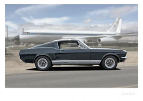Poster mit Motiv von Mustang PoMu42